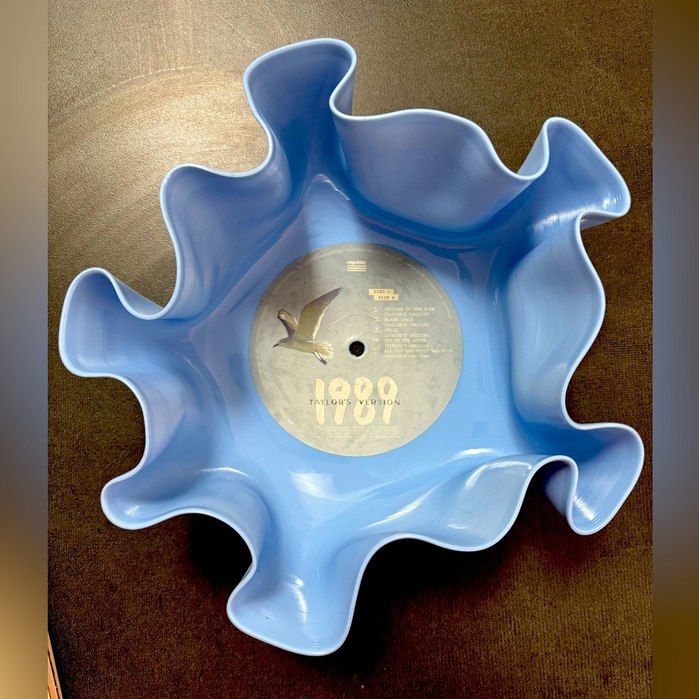 Taylor Swift Vinyl Record Bowl